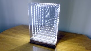 How to Make a Modern LED Infinity Illusion Mirror [upl. by Yeclehc571]