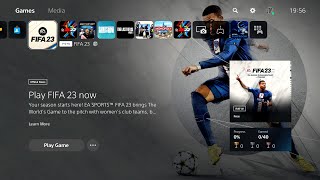 FIFA 23 Start UP Screen  FULL Menu Walkthrough  PS5 [upl. by Vish]