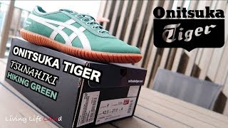 ONITSUKA TIGER TSUNAHIKI HIKING GREEN  UPCLOSE amp ONFEET [upl. by Brina330]