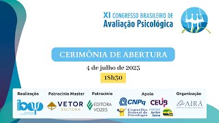 Abertura do 11º Congresso Brasileiro de Avaliação Psicológica [upl. by Aniral]