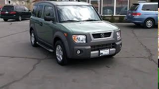 5259A  2004 Honda Element EX 4WD Green 86k [upl. by Nimrak]