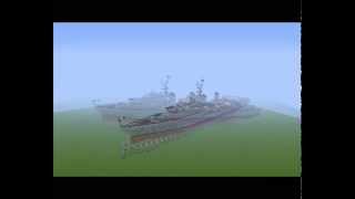 Lescorteur descadre Galissonniere dans minecraft [upl. by Okime401]