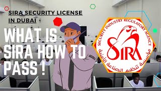 What Is Sira License How To Pass Security Sira Exams In Dubai [upl. by Robena732]