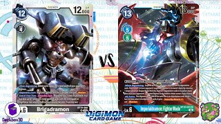 DIGIMON TCG Local match DBrigade Black vs Imperialdramon Blue  TEA COFFEE AND GAMES [upl. by Heyman167]