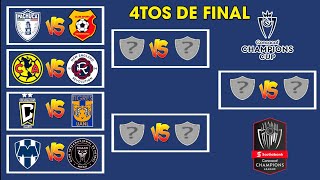 ✅️DEFINIDOS LOS CUARTOS DE FINAL DE LA CONCACHAMPIONS 2024 🔥🔥 [upl. by Nerak]