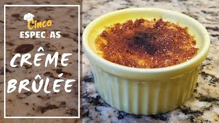 Crème Brûlée o Crema quemada  postre fácil y rápido [upl. by Delaney]