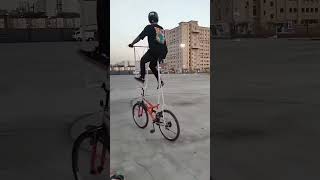 Indias Tallest Cycle😲 Subscribe for more 💯 shorts subscribe mtbfreestyle akashprasad0 [upl. by Clippard]