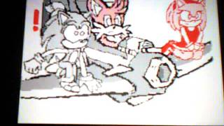 dsi flipnotes funnies 9 sonic parody 3 [upl. by Deyas]