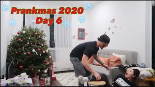 TICKLING PRANK ON GIRLFRIEND GONE WRONG 😳  PRANKMAS DAY6 [upl. by Erodroeht512]