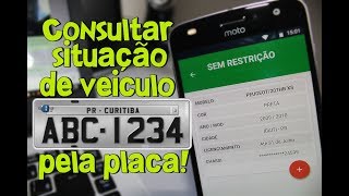 Consulte a SITUAÇÃO de VEÍCULOS usando APENAS a PLACA [upl. by Froemming678]