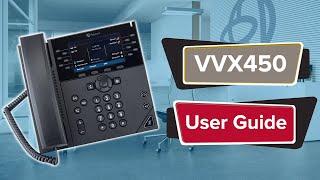 Polycom User Guide I Polycom VVX450 Handset [upl. by Rollin175]