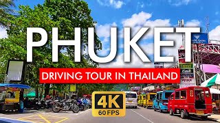 🇹🇭 Phuket Driving Tour Thailand in 4K video Explore from Patong to Kamala Beach Bang Tao Beach [upl. by Sammy573]