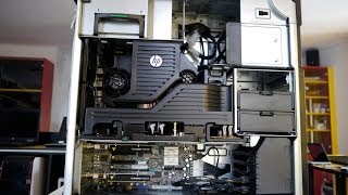 Monster PC HP Z620 Workstation inside Dual CPU [upl. by Lennon]