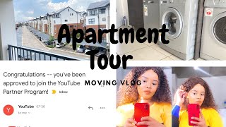 Apartment Tour  Moving Vlog  Getting Monetized On YouTube  Kelly B  South African YouTuber [upl. by Novahc]