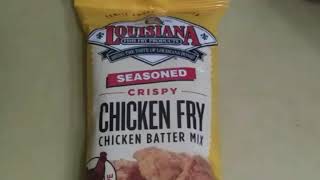 LOUISIANA SEASONED CRISPY CHICKEN FRY BATTER [upl. by Valry358]