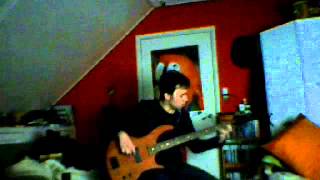 Bryan Adams  Here I Am instrumental bass cover by Tim Hahury [upl. by Aekal]