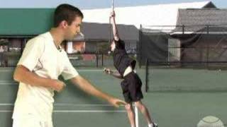 Tennis Lesson Serve Step 8  Follow Through [upl. by Aleek660]