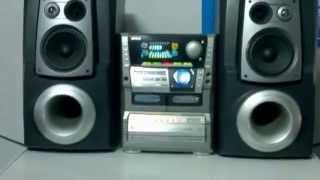 Aiwa Nsxt9 con bafles sxwzr99yl [upl. by Allrud]