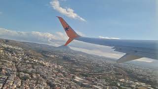 Corendon Hull City livery 9HCXG take off Heraklion airport RNW 27 [upl. by Nam616]