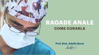 Ragade Anale  Terapia  Prof Adolfo Renzi [upl. by Michella]