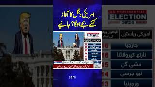 US Election 2024  Details About Polling  Trump Vs Kamala Harris  Samaa TV [upl. by Denby501]