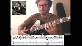 Road Song  Wes Montgomery Solo Transcription Guitar Tab [upl. by Higley251]