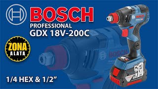 Bosch Professional GDX 18v200c 2 u 1 Udarni Odvijač 14 Hex amp 12quot Recenzija  Test 4K [upl. by Curry]