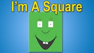 The Square Song  Im A Square  Shapes Songs  Square Shape  Educational Songs  Jack Hartmann [upl. by Clance]