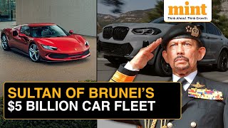 From Ferrari To RollsRoyce Heres A Look At Sultan Of Bruneis 5 Billion Car Collection [upl. by Ahkihs]