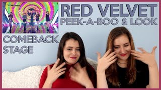 RED VELVET  PEEKABOO amp LOOK MUSIC BANK PERFORMANCE REACTION [upl. by Flora]