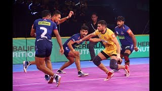 Pro Kabaddi 2018 Highlights Telugu Titans vs Haryana Steelers [upl. by Zarger]