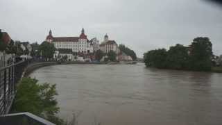 hochwasser Neuburg 2013 [upl. by Annerahs]