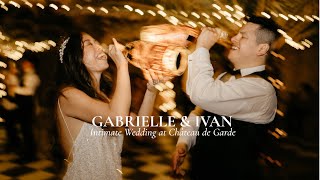 Fun amp Intimate wedding at Château de Garde  Gabrielle amp Ivan [upl. by Yruam368]