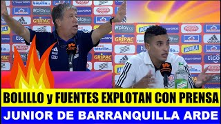 JUGADOR de JUNIOR DISCUTE con PRENSA BOLILLO Gomez RESPONDE POR CARTEL y ATAQUE de HINCHA [upl. by Eivol196]