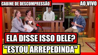 🔴 FLOR ARREPENDIDA VEJA O QUE A LUANA FALOU DO SACHA CABINE DE DESCOMPRESSÃO DE HOJE EM A FAZENDA [upl. by Daenis]