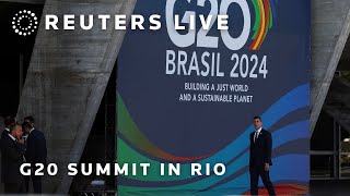 LIVE Leaders arrive for day two of the G20 summit in Rio [upl. by Attenyt]