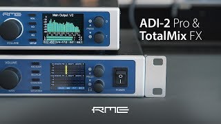 How to connect the ADI2 Pro and TotalMix FX [upl. by Ayikahs]