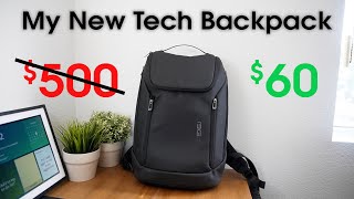 My New Tech Backpack  BANGE Business Backpack Review  H2TechVideos [upl. by Euqinom]