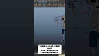 Speed UpSlow Down Your Animation in Maya with Time Warp in Less Than 20 Seconds shorts maya [upl. by Yelac]