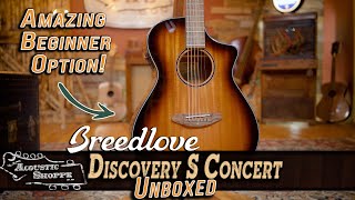 One Of The BEST Beginner Guitars  Breedlove Discovery S Concert Review [upl. by Sherwin]