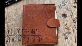 Gillio Personal Wide Planner Initial Setup [upl. by Mahan118]