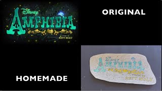 Live Action Amphibia Theme Song  Side By Side Comparison [upl. by Herstein]