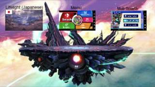 Main Theme Lifelight Japanese Version  Menu  Mob Smash MASHUP  Super Smash Bros Ultimate [upl. by Eveleen621]