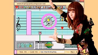 Ninja Re Bang Bang  Kyary Pamyu Pamyu  Mario Paint Composer [upl. by Aratahc89]