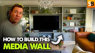 How to Build a Media Wall  DIY Guide [upl. by Aikyn]