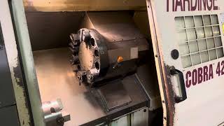 HARDINGE COBRA 42 TURNING CENTER [upl. by Edd]