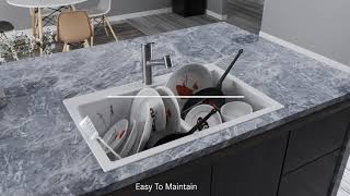 Franke Granite Sink Features [upl. by Afrikah]