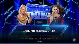 Lacey Evans vs Charlotte Flair  A Clash of Queens [upl. by Bokaj]