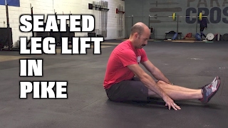 Paradiso CrossFit  Seated Leg Lift in Pike [upl. by Anohs]