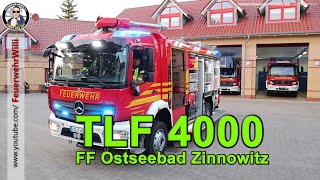 TLF 4000  FF Ostseebad Zinnowitz  Bj 2020 Fa Rosenbauer [upl. by Wylen]